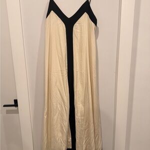 Black and Cream Dress